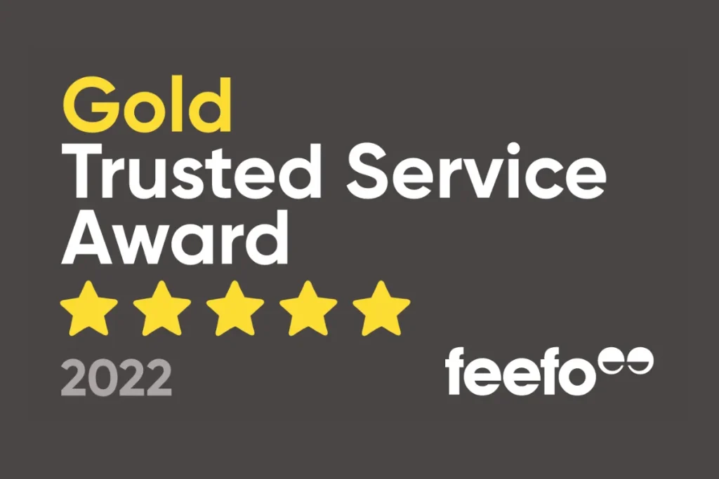 Feefo Gold Trust Badge